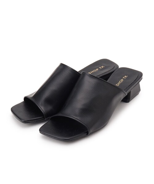 THE SHOP TK (ザ ショップ ティーケー )の「◆スクエアミュール(サンダル・レディース・ブラック/ベージュ/イエロー・35/45/25)」の6枚目の写真