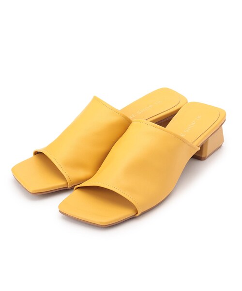 THE SHOP TK (ザ ショップ ティーケー )の「◆スクエアミュール(サンダル・レディース・ブラック/ベージュ/イエロー・35/45/25)」の8枚目の写真