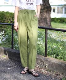 coen | [接触冷感機能付き］リネンレーヨンテーパードパンツ#(その他パンツ)