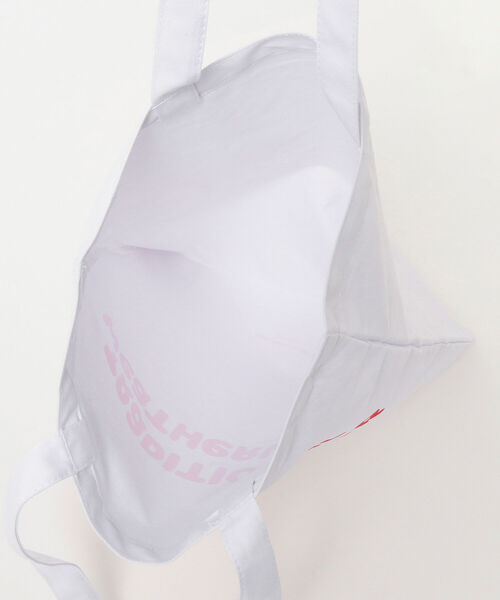 Traditional Weatherwear（トラディショナルウェザーウェア）の「Traditional Weatherwear / WAVE LOGO TOTE（トートバッグ・メンズ・ブルー/レッド・ONE SIZE）」の6枚目の写真