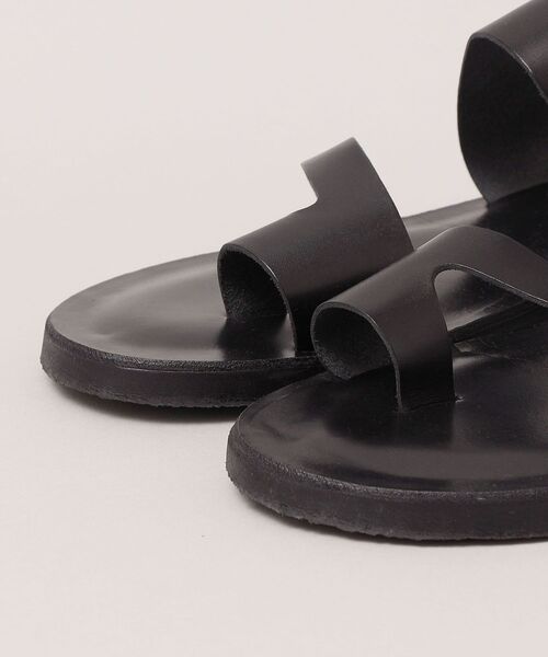 SHIPS（シップス）の「SHIPS: レザー ストラップ サンダル（サンダル・メンズ・ブラック/ブラウン・40/41/42/43）」の6枚目の写真