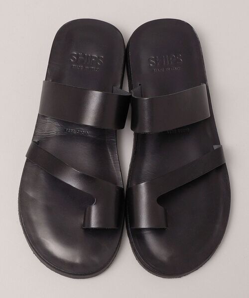 SHIPS（シップス）の「SHIPS: レザー ストラップ サンダル（サンダル・メンズ・ブラック/ブラウン・40/41/42/43）」の7枚目の写真