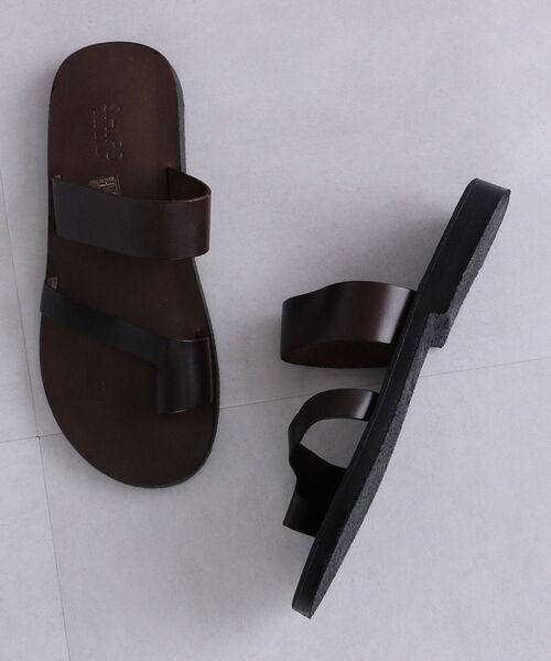 SHIPS（シップス）の「SHIPS: レザー ストラップ サンダル（サンダル・メンズ・ブラック/ブラウン・40/41/42/43）」の10枚目の写真