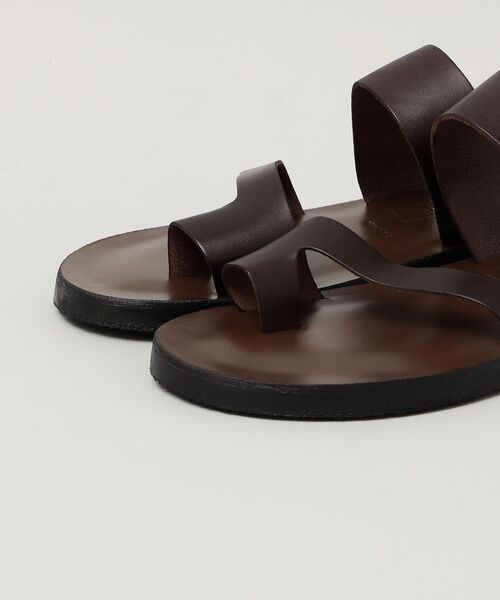 SHIPS（シップス）の「SHIPS: レザー ストラップ サンダル（サンダル・メンズ・ブラック/ブラウン・40/41/42/43）」の12枚目の写真