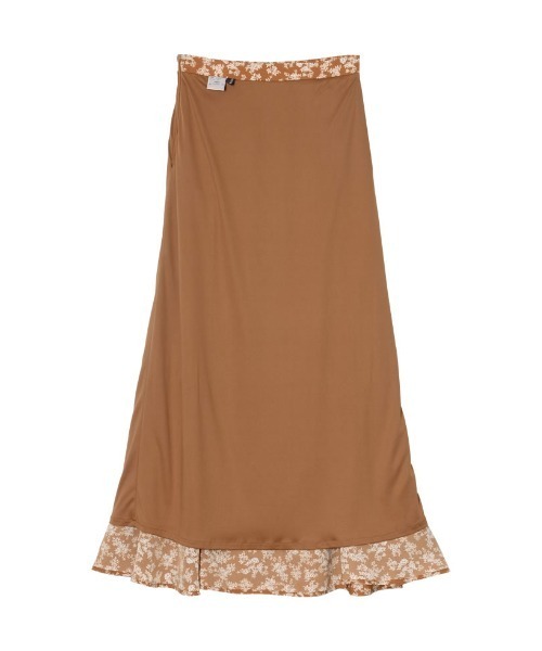 Re:EDIT（リエディ）の「[低身長サイズ有]デシン小花柄マーメイドスカート（スカート・レディース・レッド/ブラック/キャメル・MEDIUM/LARGE/SHORT）」の22枚目の写真