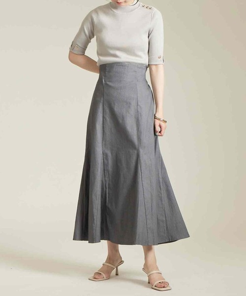 solleim（ソルレム）の「デニムマーメイドスカート（デニムスカート・レディース・ブラック/グレー/ブルー・M）」の9枚目の写真