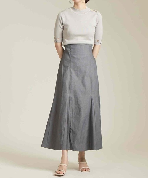 solleim（ソルレム）の「デニムマーメイドスカート（デニムスカート・レディース・ブラック/グレー/ブルー・M）」の7枚目の写真