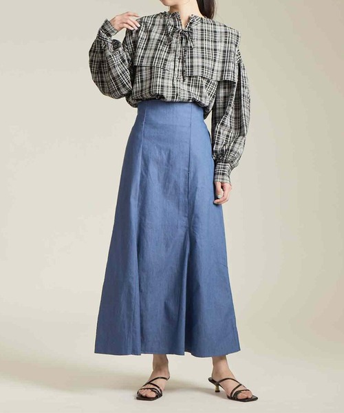 solleim（ソルレム）の「デニムマーメイドスカート（デニムスカート・レディース・ブラック/グレー/ブルー・M）」の6枚目の写真