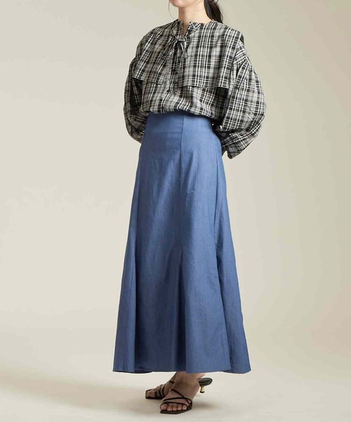 solleim（ソルレム）の「デニムマーメイドスカート（デニムスカート・レディース・ブラック/グレー/ブルー・M）」の4枚目の写真