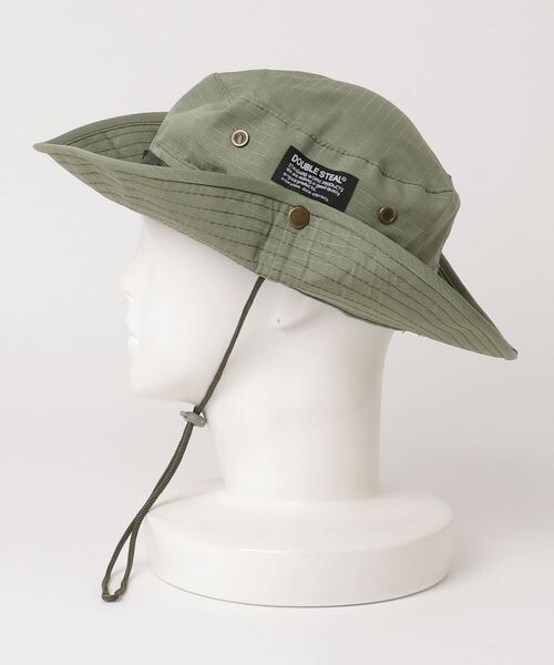 DOUBLE STEAL（ダブルスティール）の「Adventure Hat（ハット・メンズ・カモフラージュ/カーキ/ブラック・FREE）」の5枚目の写真