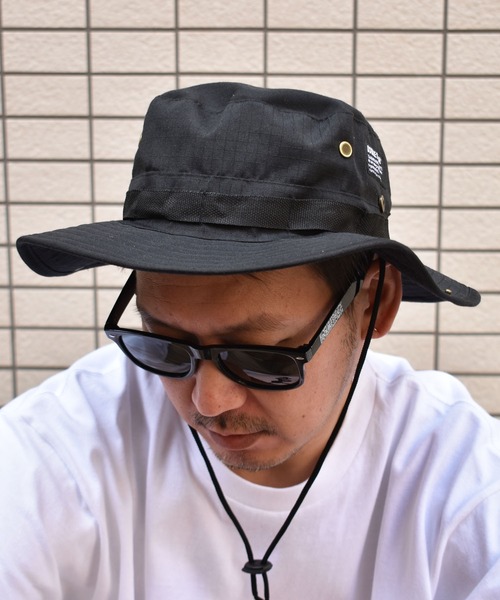 DOUBLE STEAL（ダブルスティール）の「Adventure Hat（ハット・メンズ・カモフラージュ/カーキ/ブラック・FREE）」の2枚目の写真