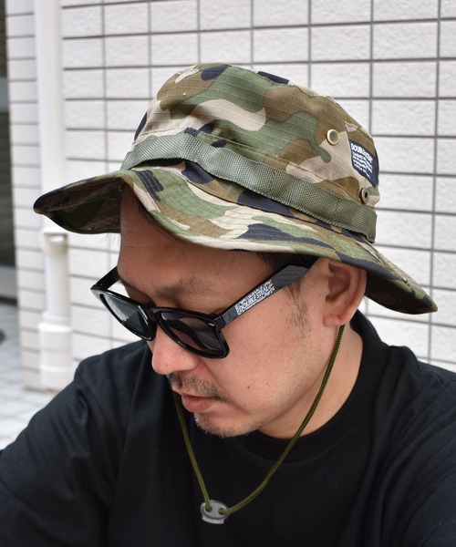 DOUBLE STEAL（ダブルスティール）の「Adventure Hat（ハット・メンズ・カモフラージュ/カーキ/ブラック・FREE）」の12枚目の写真