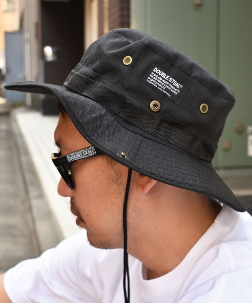 DOUBLE STEAL（ダブルスティール）の「Adventure Hat（ハット・メンズ・カモフラージュ/カーキ/ブラック・FREE）」の18枚目の写真