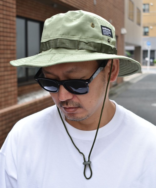 DOUBLE STEAL（ダブルスティール）の「Adventure Hat（ハット・メンズ・カモフラージュ/カーキ/ブラック・FREE）」の17枚目の写真