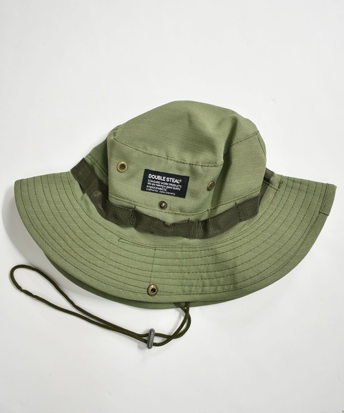 DOUBLE STEAL（ダブルスティール）の「Adventure Hat（ハット・メンズ・カモフラージュ/カーキ/ブラック・FREE）」の15枚目の写真