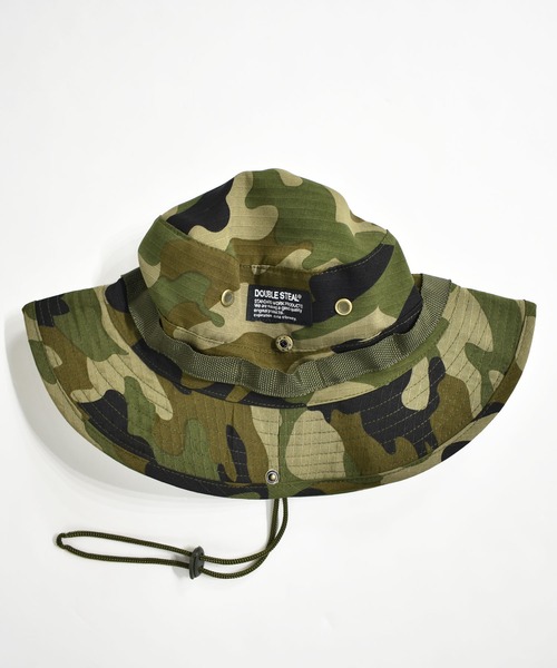 DOUBLE STEAL（ダブルスティール）の「Adventure Hat（ハット・メンズ・カモフラージュ/カーキ/ブラック・FREE）」の13枚目の写真