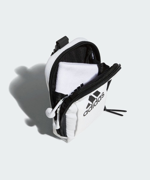 adidas（アディダス）の「フック付き アクセサリーポーチ【adidas Golf/アディダスゴルフ】（ポーチ・メンズ・ホワイト×ブラック/ブラック×ホワイト/レッド/グリーン・FREE）」の9枚目の写真