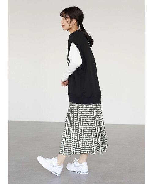 Sugar spoon（シュガースプーン）の「・SUGAR SPOON カレッジロゴptベスト（Tシャツ/カットソー・レディース・ブラック/オフホワイト/グリーン/杢グレー・FREE）」の20枚目の写真