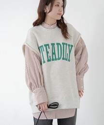 Sugar spoon | ・SUGAR SPOON カレッジロゴptベスト(Tシャツ/カットソー)