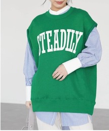 Sugar spoon | ・SUGAR SPOON カレッジロゴptベスト(Tシャツ/カットソー)