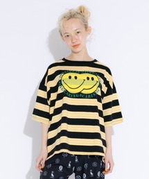 Candy Stripper | DOCKING SMILE BORDER Tシャツ(Tシャツ/カットソー)