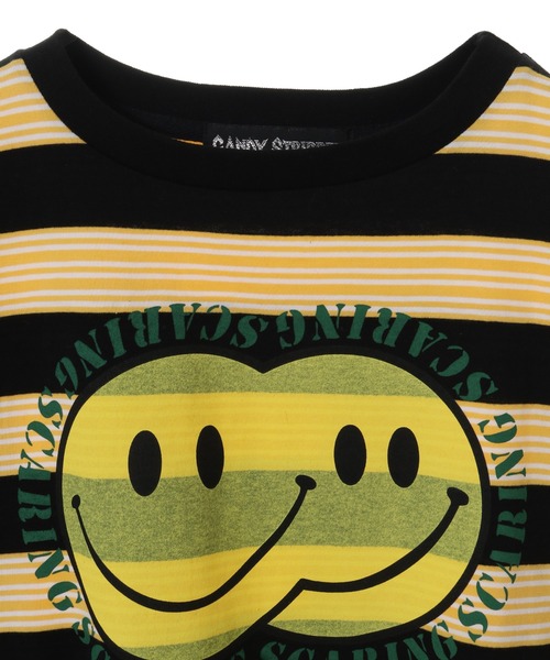 Candy Stripper（キャンディストリッパー）の「DOCKING SMILE BORDER Tシャツ（Tシャツ/カットソー・レディース・イエロー/ブルー/ボルドー・2）」の22枚目の写真
