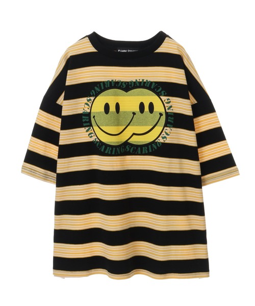 Candy Stripper（キャンディストリッパー）の「DOCKING SMILE BORDER Tシャツ（Tシャツ/カットソー・レディース・イエロー/ブルー/ボルドー・2）」の16枚目の写真