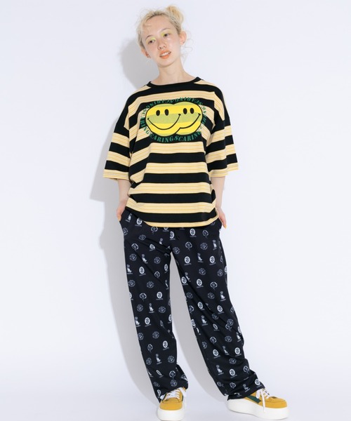 Candy Stripper（キャンディストリッパー）の「DOCKING SMILE BORDER Tシャツ（Tシャツ/カットソー・レディース・イエロー/ブルー/ボルドー・2）」の21枚目の写真