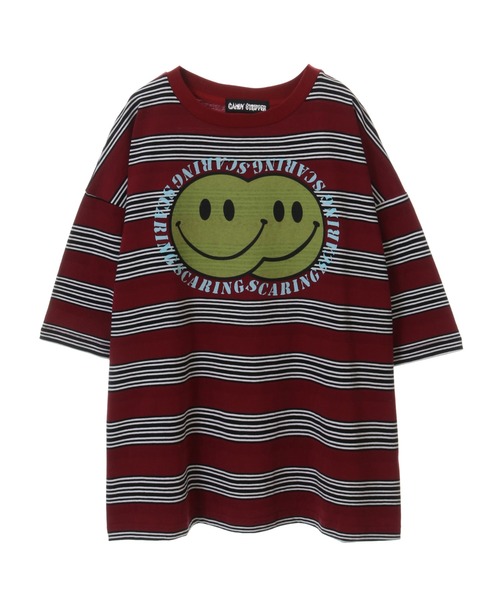 Candy Stripper（キャンディストリッパー）の「DOCKING SMILE BORDER Tシャツ（Tシャツ/カットソー・レディース・イエロー/ブルー/ボルドー・2）」の12枚目の写真