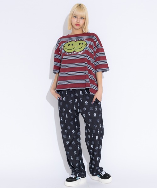 Candy Stripper（キャンディストリッパー）の「DOCKING SMILE BORDER Tシャツ（Tシャツ/カットソー・レディース・イエロー/ブルー/ボルドー・2）」の19枚目の写真