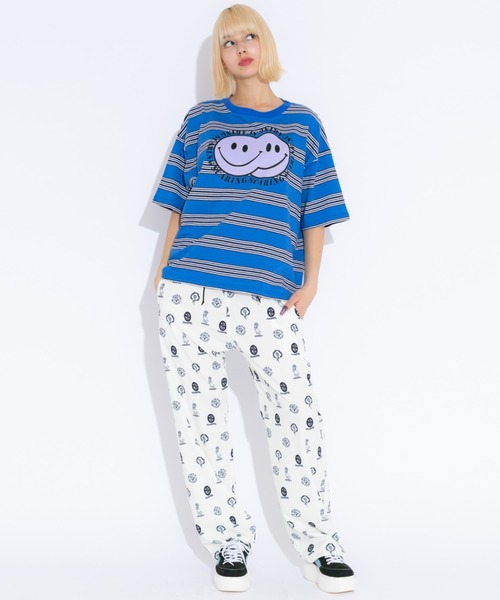 Candy Stripper（キャンディストリッパー）の「DOCKING SMILE BORDER Tシャツ（Tシャツ/カットソー・レディース・イエロー/ブルー/ボルドー・2）」の9枚目の写真