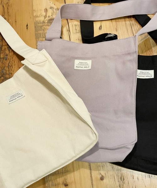 Heather（ヘザー）の「HOLiCナビBAG　273432（トートバッグ・レディース・ブラック/アイボリー/パープル・ONE SIZE）」の9枚目の写真