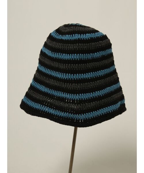 VEQUM(VEQUM)の「【VEQUM】CROCHET WIDE HAT(ハット・レディース・ブルー/ブラック・FREE)」の5枚目の写真