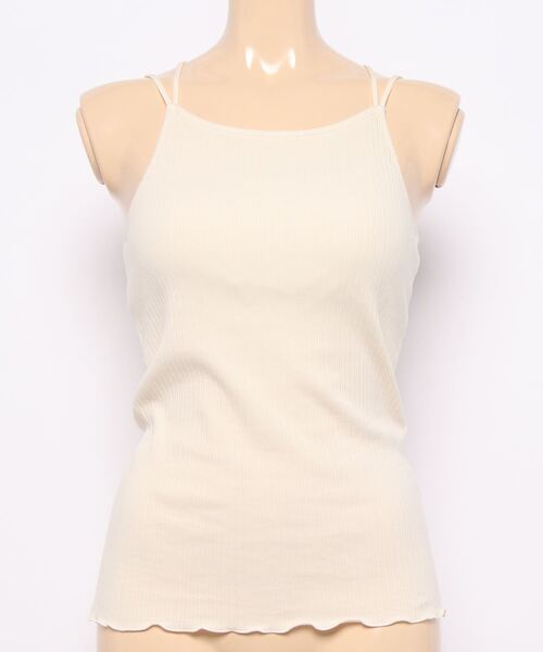 VIS(ビス)の「アメスリカップ付きインナーキャミソール(キャミソール・レディース・キナリ/ブラック/ブラウン・FREE)」の13枚目の写真