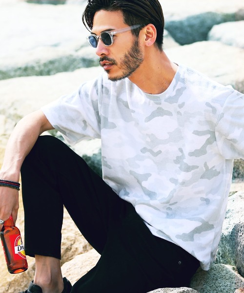 jiggys shop（ジギーズショップ）の「UVカット 接触冷感 サマーパイル 半袖Tシャツ（Tシャツ/カットソー・メンズ・ブラック/グレー系その他/グレー系その他2/ホワイト/ホワイト系その他/ホワイト系その他2/ホワイト系その他3/ホワイト系その他4/ブルー系その他/ブルー系その他2/ブルー系その他3/ホワイト系その他5/ホワイト系その他6/ブルー系その他4/チャコール/ブルー系その他5/ホワイト系その他7/グレー系その他3/ネイビー/ブラック系その他/ピンク系その他・SMALL/MEDIUM/LARGE/X-LARGE）」の2枚目の写真