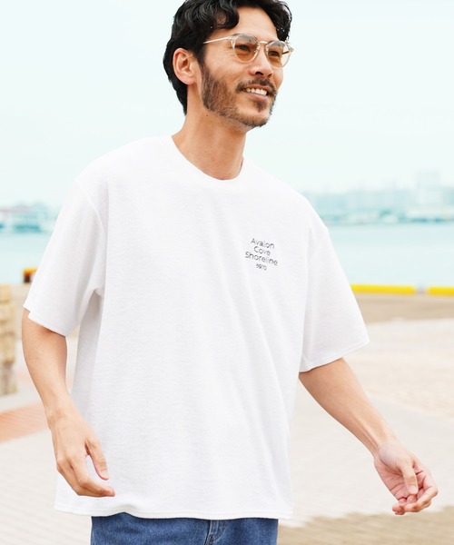 美品✨ スタイリング S/S シャツジャケット UVカット 接触冷感 24SS ANY SIS ジャケット ノーカラージャケット 「UVカット / 接触冷感 吸水