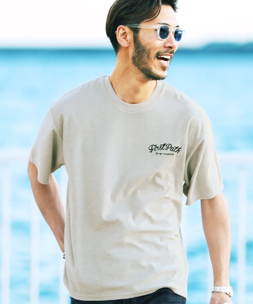 jiggys shop（ジギーズショップ）の「UVカット 接触冷感 サマーパイル 半袖Tシャツ（Tシャツ/カットソー・メンズ・ブラック/グレー系その他/グレー系その他2/ホワイト/ホワイト系その他/ホワイト系その他2/ホワイト系その他3/ホワイト系その他4/ブルー系その他/ブルー系その他2/ブルー系その他3/ホワイト系その他5/ホワイト系その他6/ブルー系その他4/チャコール/ブルー系その他5/ホワイト系その他7/グレー系その他3/ネイビー/ブラック系その他/ピンク系その他・SMALL/MEDIUM/LARGE/X-LARGE）」の13枚目の写真