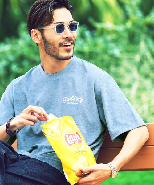 jiggys shop（ジギーズショップ）の「UVカット 接触冷感 サマーパイル 半袖Tシャツ（Tシャツ/カットソー・メンズ・ブラック/グレー系その他/グレー系その他2/ホワイト/ホワイト系その他/ホワイト系その他2/ホワイト系その他3/ホワイト系その他4/ブルー系その他/ブルー系その他2/ブルー系その他3/ホワイト系その他5/ホワイト系その他6/ブルー系その他4/チャコール/ブルー系その他5/ホワイト系その他7/グレー系その他3/ネイビー/ブラック系その他/ピンク系その他・SMALL/MEDIUM/LARGE/X-LARGE）」の18枚目の写真