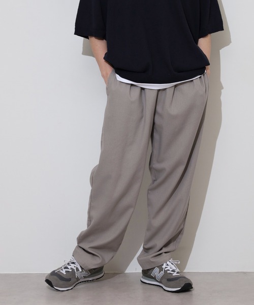 FUNALIVE(ファンアライブ)の「Relation リネン混シェフパンツ(その他パンツ・メンズ・ホワイト/グレー/マスタード/ベージュ/カーキ/ストライプ/ブラック/レッド/ライトピンク/ネイビー/サックスブルー・L/LL/M)」の4枚目の写真