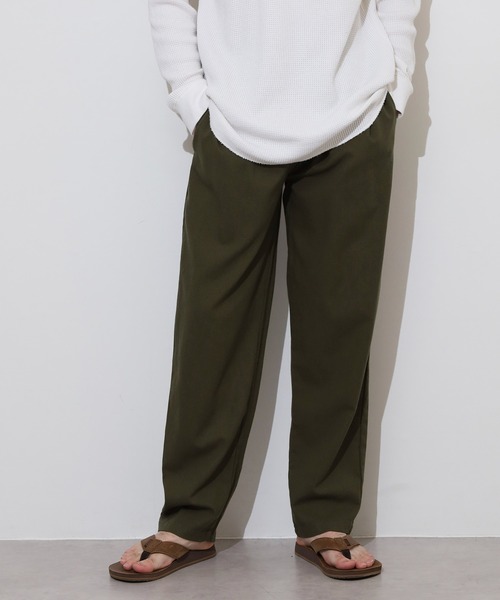 FUNALIVE(ファンアライブ)の「Relation リネン混シェフパンツ(その他パンツ・メンズ・ホワイト/グレー/マスタード/ベージュ/カーキ/ストライプ/ブラック/レッド/ライトピンク/ネイビー/サックスブルー・L/LL/M)」の1枚目の写真