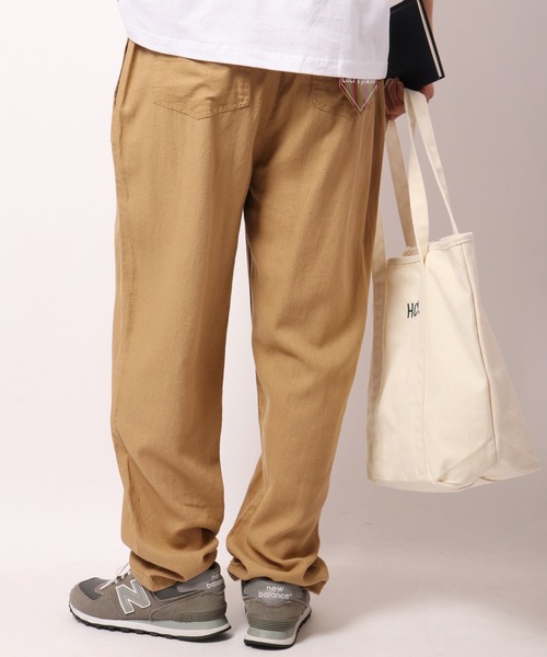 FUNALIVE(ファンアライブ)の「Relation リネン混シェフパンツ(その他パンツ・メンズ・ホワイト/グレー/マスタード/ベージュ/カーキ/ストライプ/ブラック/レッド/ライトピンク/ネイビー/サックスブルー・L/LL/M)」の13枚目の写真