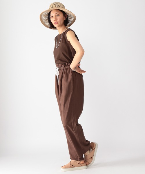 BARNYARDSTORM（バンヤードストーム）の「BARNYARDSTORM / 【WEB限定サイズXS/L】リネンワイドイージーパンツ（その他パンツ・レディース・ブラック/ブラウン/ベージュ・00/0/1/2）」の14枚目の写真