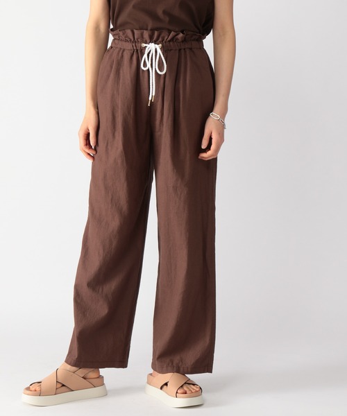 BARNYARDSTORM（バンヤードストーム）の「BARNYARDSTORM / 【WEB限定サイズXS/L】リネンワイドイージーパンツ（その他パンツ・レディース・ブラック/ブラウン/ベージュ・00/0/1/2）」の15枚目の写真