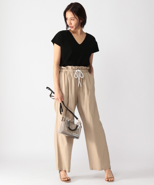 BARNYARDSTORM（バンヤードストーム）の「BARNYARDSTORM / 【WEB限定サイズXS/L】リネンワイドイージーパンツ（その他パンツ・レディース・ブラック/ブラウン/ベージュ・00/0/1/2）」の17枚目の写真