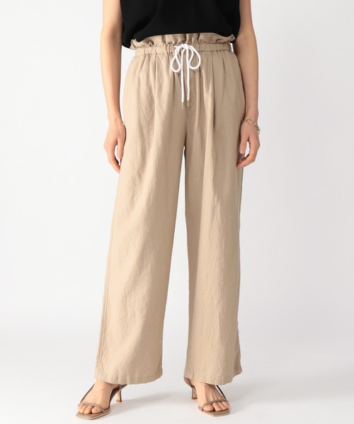 BARNYARDSTORM（バンヤードストーム）の「BARNYARDSTORM / 【WEB限定サイズXS/L】リネンワイドイージーパンツ（その他パンツ・レディース・ブラック/ブラウン/ベージュ・00/0/1/2）」の18枚目の写真