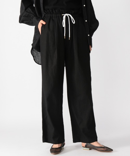 BARNYARDSTORM（バンヤードストーム）の「BARNYARDSTORM / 【WEB限定サイズXS/L】リネンワイドイージーパンツ（その他パンツ・レディース・ブラック/ブラウン/ベージュ・00/0/1/2）」の22枚目の写真