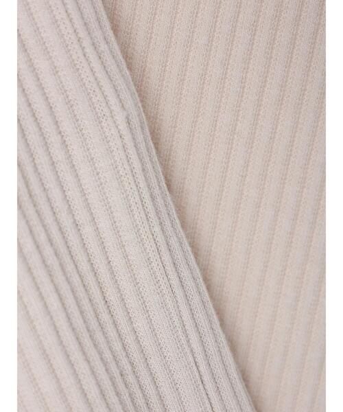 Green　Parks（グリーンパークス）の「リブタンクトップ＊（タンクトップ・レディース・ライトベージュ/ブラック/オフホワイト・FREE）」の10枚目の写真