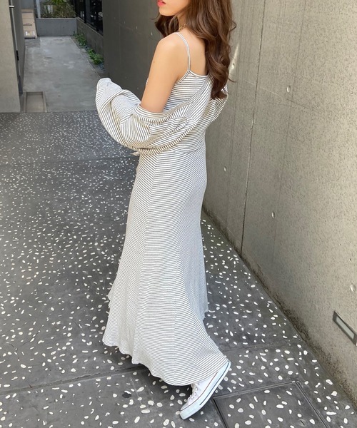 ROYAL PARTY(ロイヤルパーティー)の「【ZOZO限定】カットアンサンブルワンピース(ワンピース・レディース・ベージュ/ブラック/マルチ・FREE)」の15枚目の写真