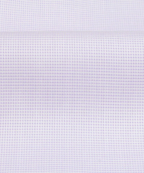 TOKYO SHIRTS（トウキョウシャツ）の「SUPIMA 形態安定ノーアイロン レギュラー衿 七分袖ビジネスワイシャツ（ビジネスシャツ・レディース・ライトパープル・LL/XL/L/M/S）」の4枚目の写真