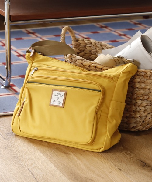 anello（アネロ）の「anello GRANDE 10ポケット ショルダーBAG（ショルダーバッグ・メンズ・ブラック/ターコイズブルー/グレイッシュベージュ/オレンジ/ネイビー/オリーブ/ライトピンク/マスタード・FREE）」の6枚目の写真